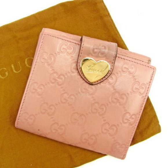 Gucci Wallet Guccissima pink leather accessory - Picture 1 of 6